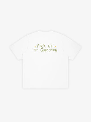 Organic F*ck Off I'm Gardening T-shirt - White