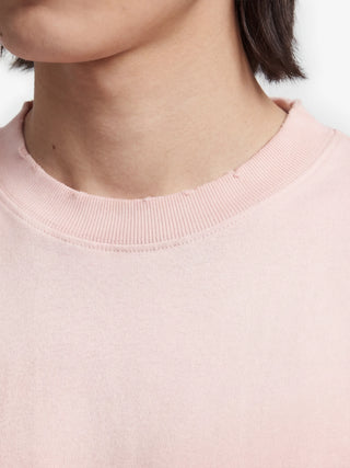 Distressed “F*ck Off I'm Gardening” T-shirt - Strawberry Milkshake Pink