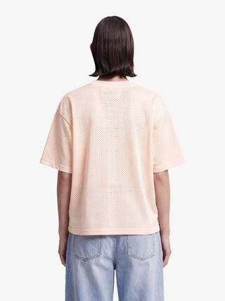 Mesh Logo T-shirt - Strawberry Milkshake Pink