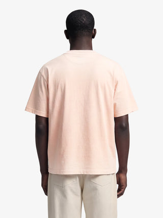 Distressed Script Logo T-shirt - Strawberry Milkshake Pink