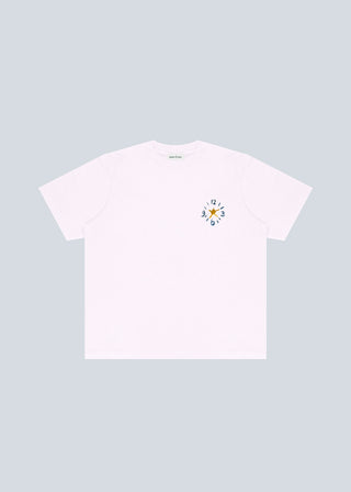 Clock Acrylic T-Shirt - Light Pink