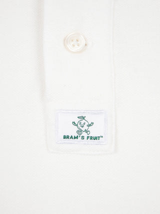 Pique Polo - White