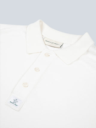 Pique Polo - White