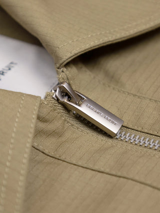 Ripstop Text Logo Jacket - Olive Green