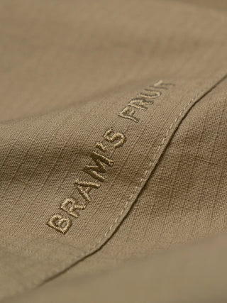 Ripstop Text Logo Shorts - Olive Green