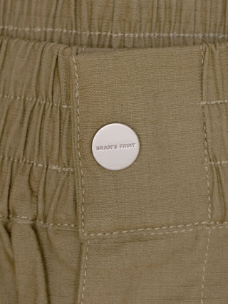 Ripstop Text Logo Pants - Olive Green