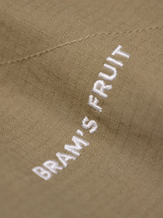 Ripstop Text Logo Shorts - Olive Green