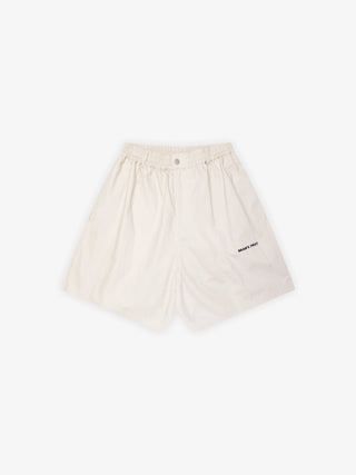 Ripstop Text Logo Shorts - Off White