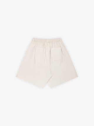 Ripstop Text Logo Shorts - Off White