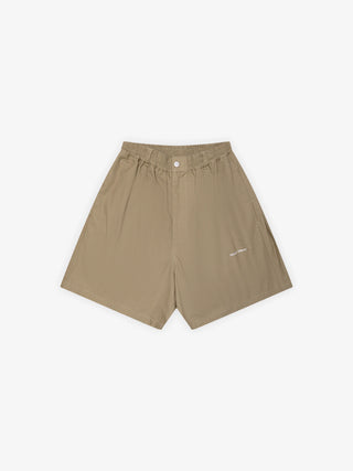 Ripstop Text Logo Shorts - Olive Green