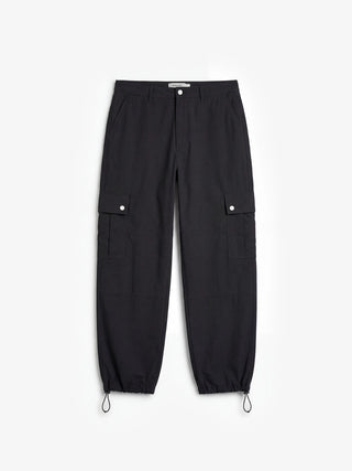 Ripstop Cargo Trousers - Black