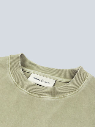 Roots T-Shirt - Washed Olive Green