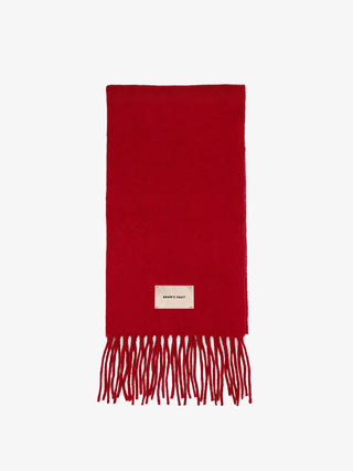 Wool Scarf - Red