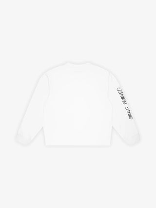 Script Logo Longsleeve - White