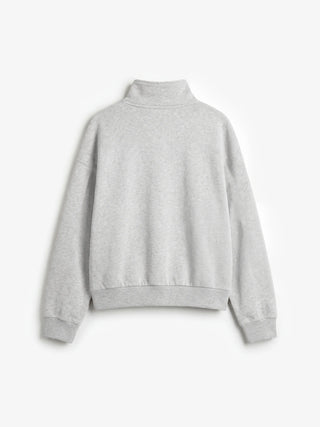 Script Logo Quarter Zip - Beige
