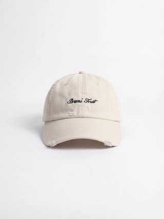 Script Logo Cap - Beige