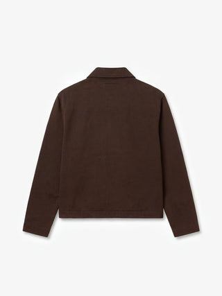 Script Logo Full Zip - Brown