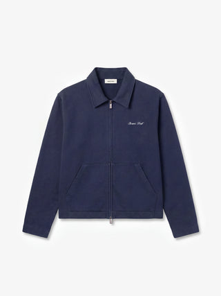 Script Logo Full Zip - Navy