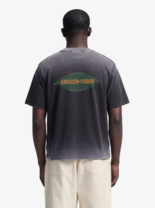 Distressed Leaf T-shirt - Shadow Black