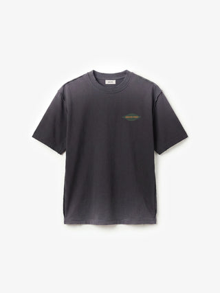 Distressed Leaf T-shirt - Shadow Black