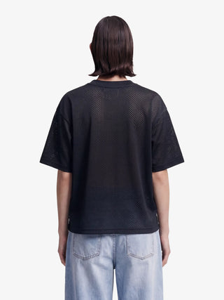 Mesh Logo T-shirt - Shadow Black