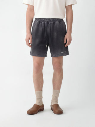 Script Logo Shorts - Shadow Black