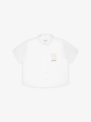 Shortsleeve Varsity Shirt - White