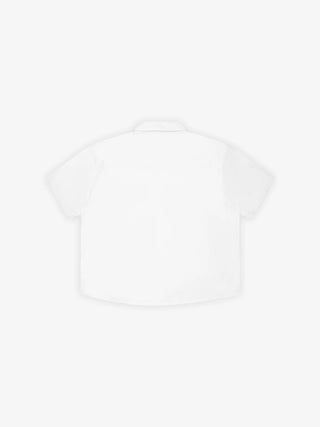 Shortsleeve Varsity Shirt - White