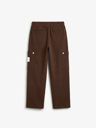 Side Pocket Sweat Trousers - Brown
