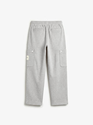 Side Pocket Sweat Trousers - Natural Melange