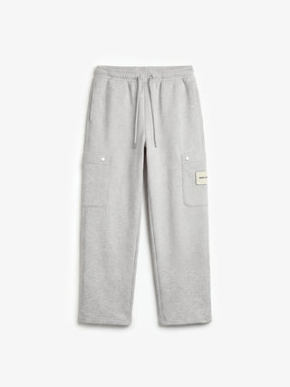 Side Pocket Sweat Trousers - Natural Melange