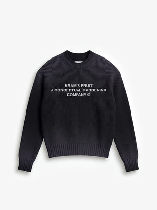 Stamp Knit - Charcoal Black
