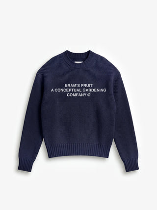 Stamp Knit - Navy