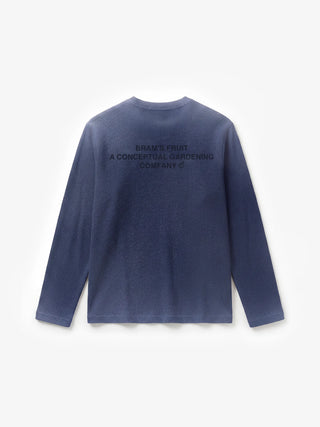 Stamp Waffle Longsleeve - Washed Midnight Blue