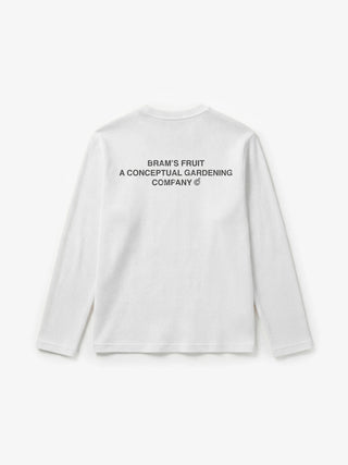 Stamp Waffle Longsleeve - White