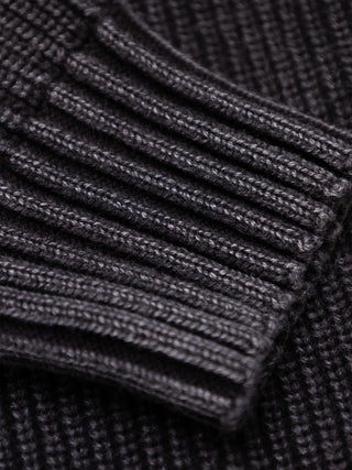 Stamp Knit - Charcoal