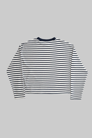 Striped Lemon Sweat - Navy