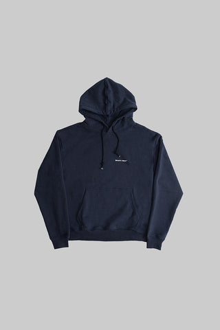 Text Hoodie - Navy