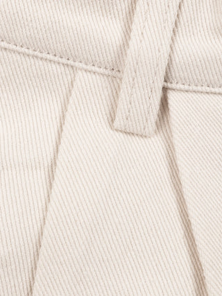 Twill Trousers - Beige