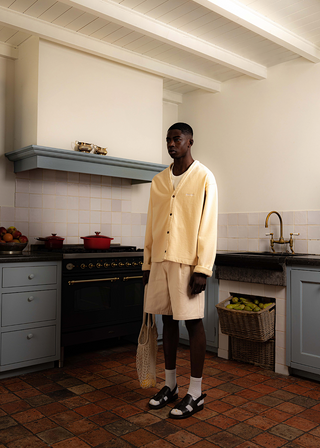 Jersey Cardigan - Beige