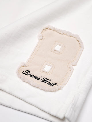 Varsity Jogger Shorts - Off White