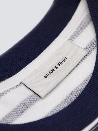 Varsity Striped Longsleeve - Navy