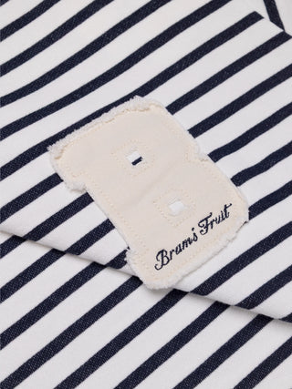 Varsity Striped Longsleeve - Navy