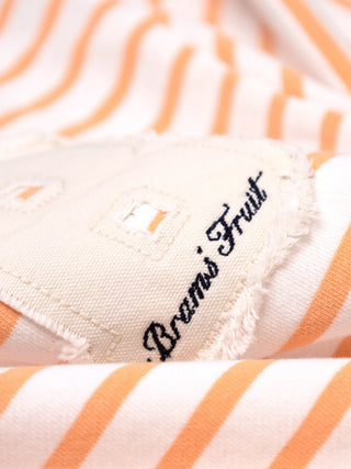 Varsity Striped T-shirt - Orange