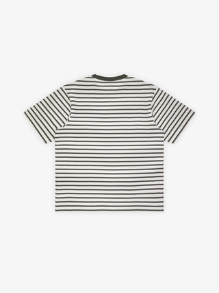 Varsity Striped T-shirt - Olive Green