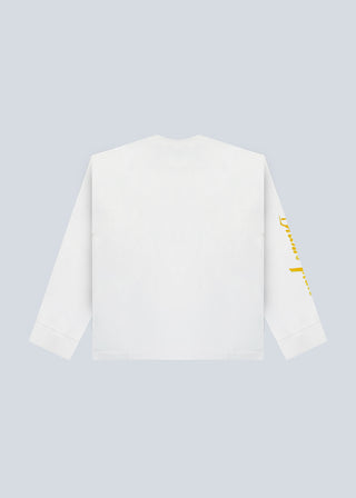 Clock Acrylic Longsleeve - White