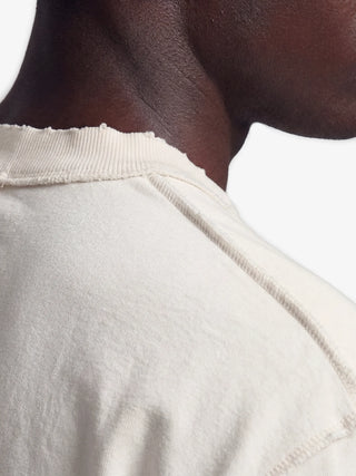 Distressed Leaf Longsleeve - Off White