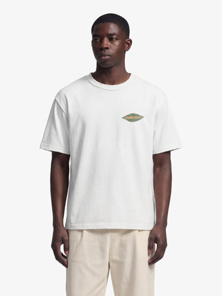 Distressed Leaf T-shirt - Off White