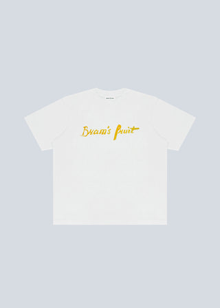 Mum's Script Logo T-Shirt - White