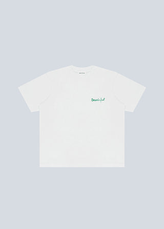 Snake Acrylic T-Shirt - White